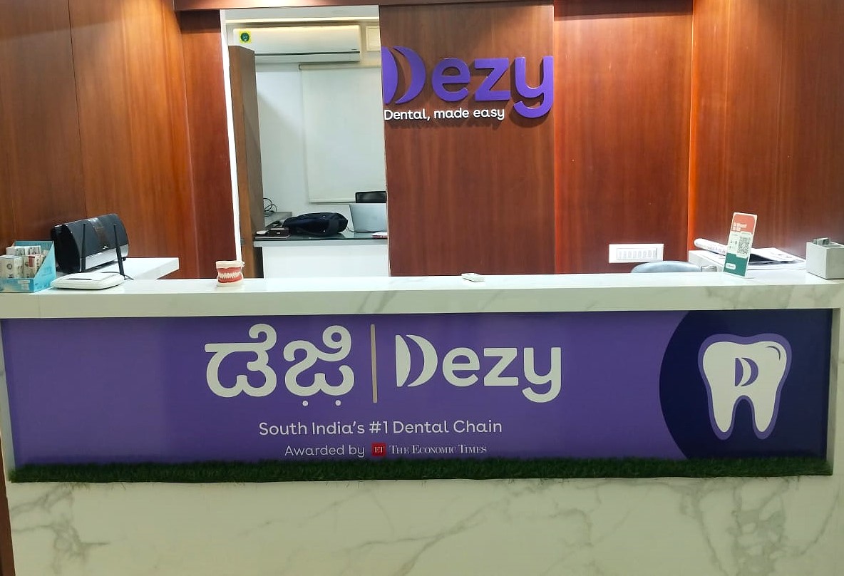 Final execution — Reception Signage
